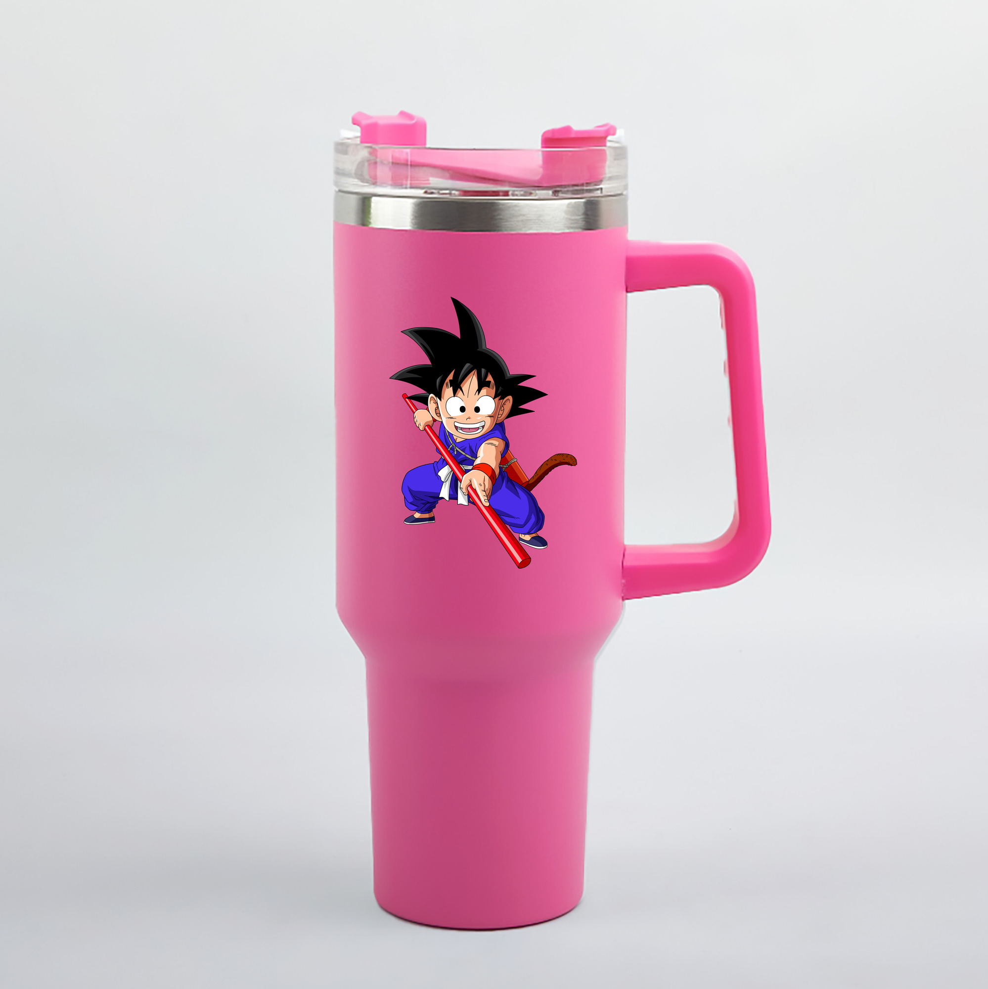 （画像用） ドラゴンボール 孫悟空（そん ごくう）Son Goku カカロット DRAGON BALL Kakarotto 1200mL車用タンブラー（カラープリント）